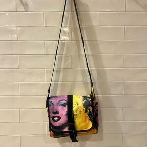 Andy Warhol Marilyn Monroe LAAP Messenger Bag Crossbody Pop Art